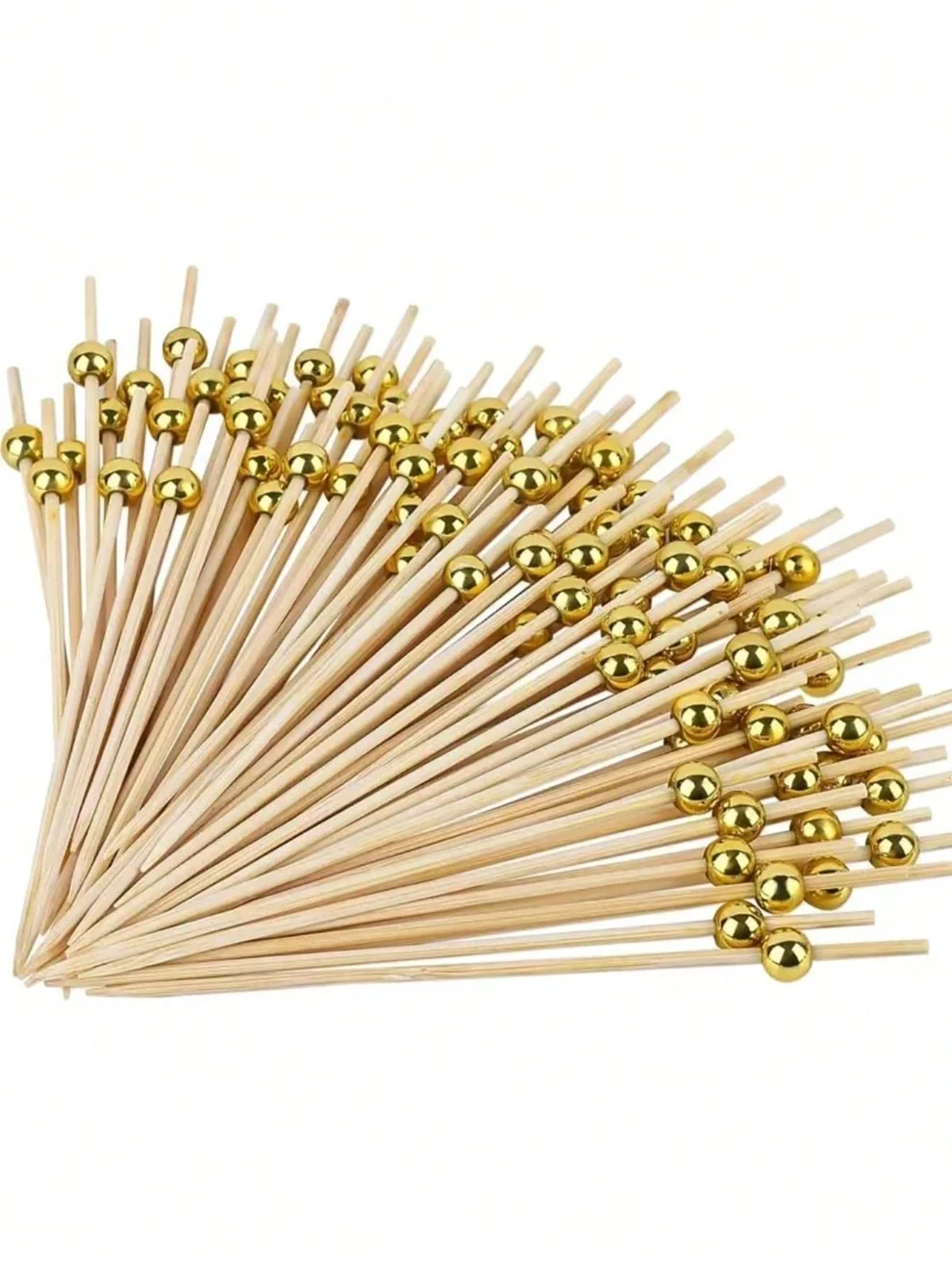 Bambu Altın Top Kürdan 12cm